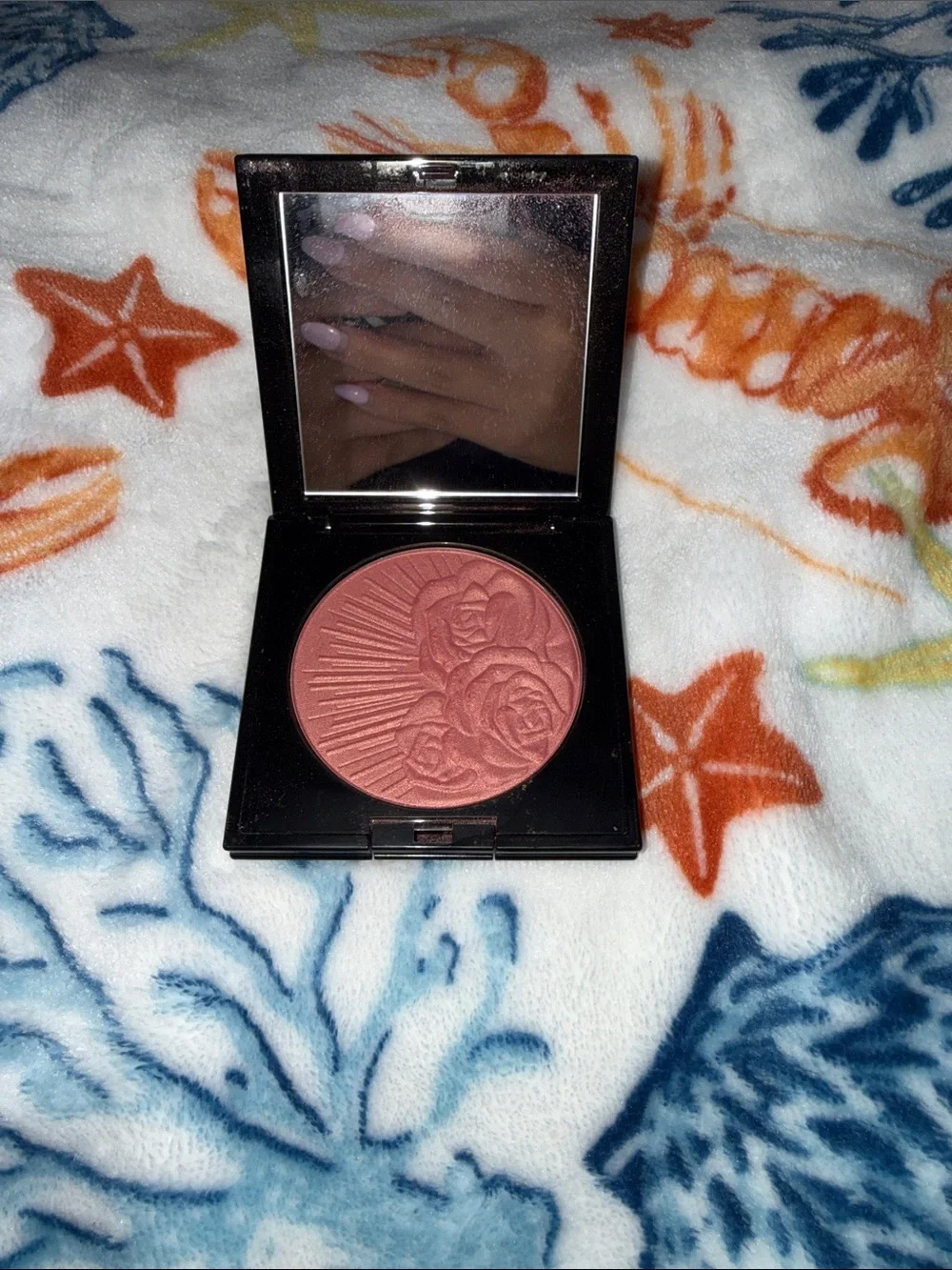 Pat McGrath Blush Compact - Black with Gold Logo